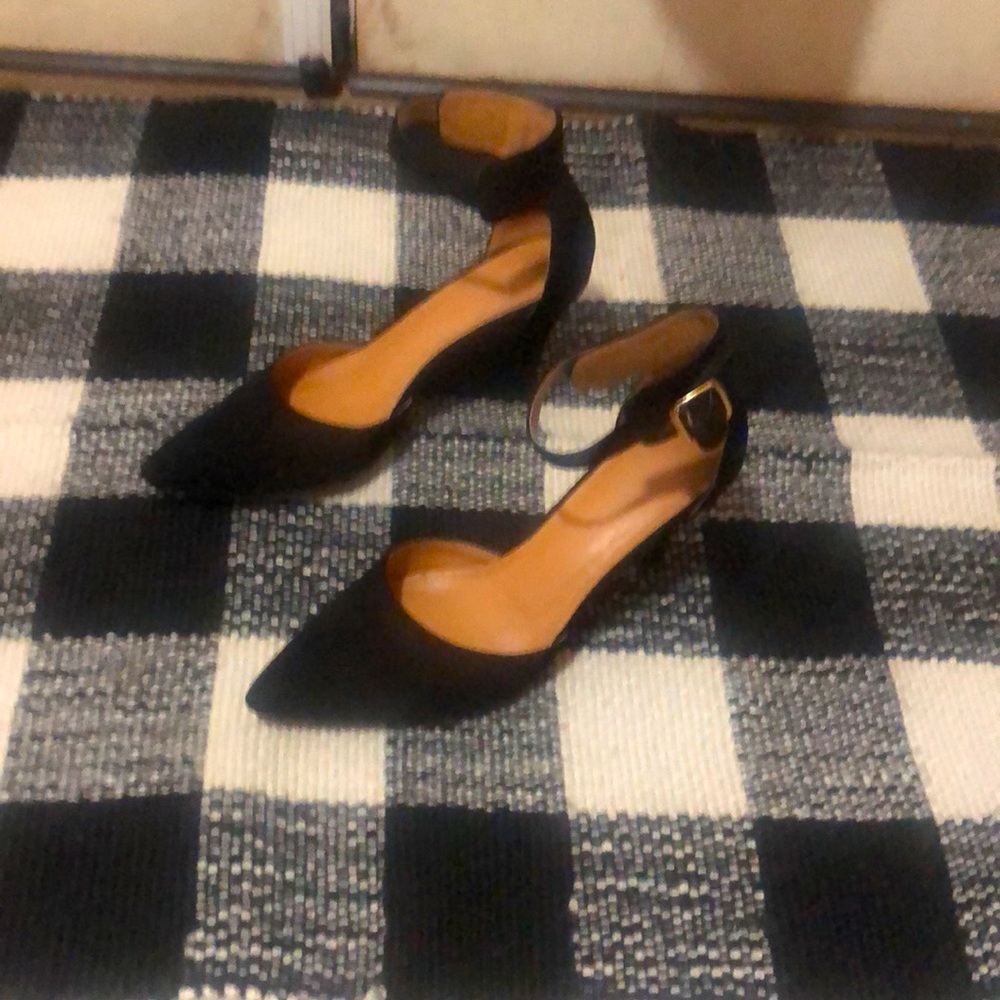 Black ankle strap SHEIN heels 👠
